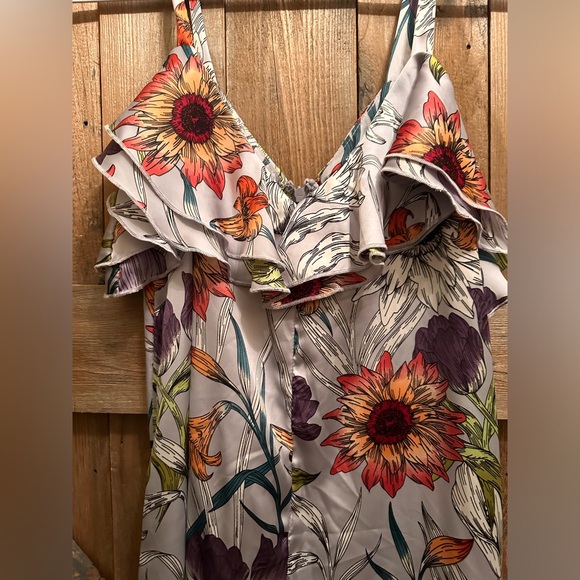 Vero Moda lavender wide leg jumpsuit sz small - Picture 2 of 4